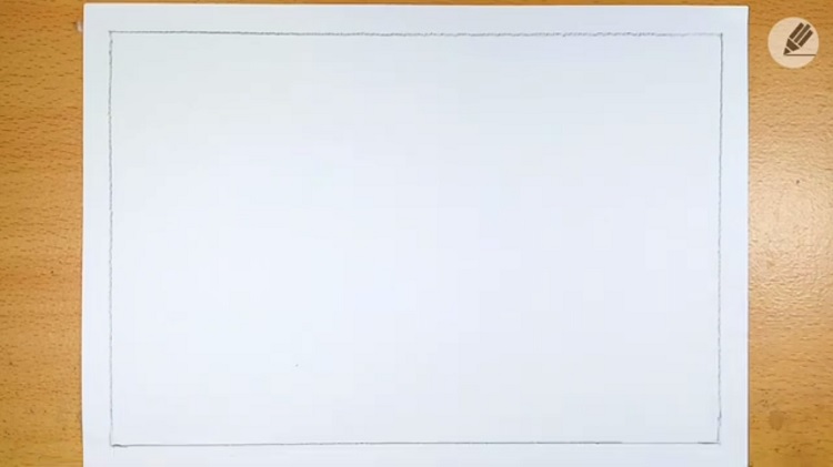 Membuat garis pinggir, Sumber: Youtube @Draw Easy Draw