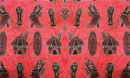 Motif tifa honai. Sumber: www.infobatik.com
