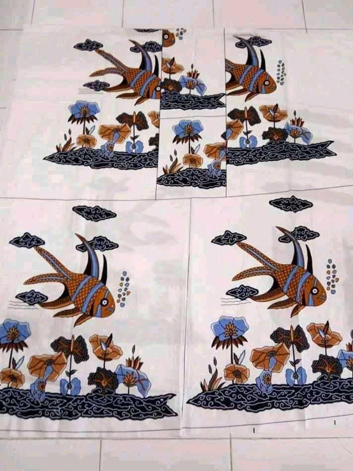 Motif cardinal fish, sumber kain tenun dan batik Luwuk