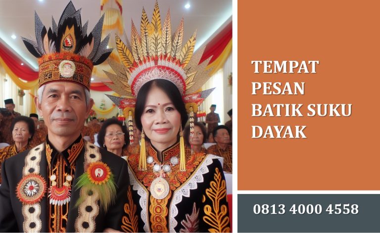 Tempat Pesan Batik Suku Dayak