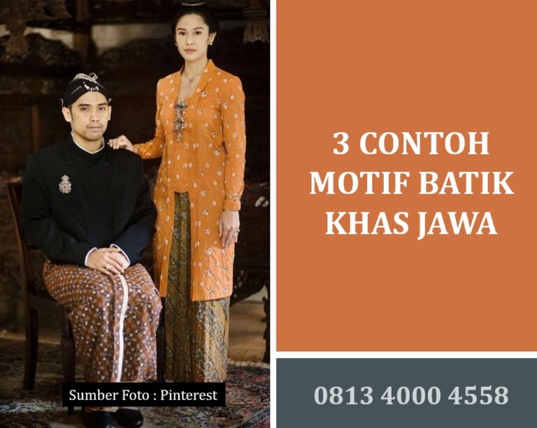 3 Contoh Motif Batik Khas Jawa