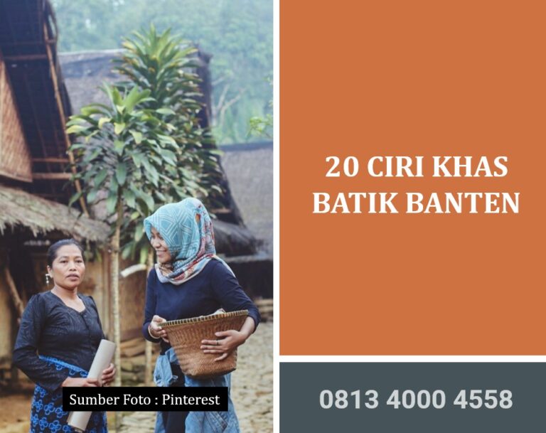 20 Ciri Khas Batik Banten
