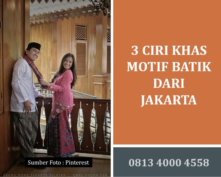 3 Ciri Khas Motif Batik dari Jakarta
