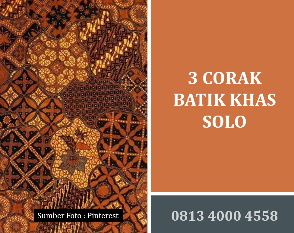 3 corak Batik Khas solo