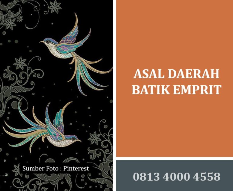 Asal Daerah Batik Emprit