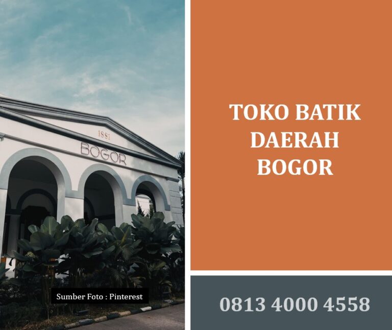 Toko Batik Daerah Bogor