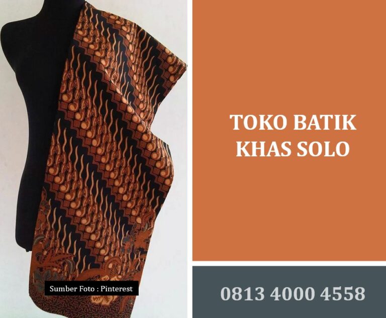 Toko batik khas Solo