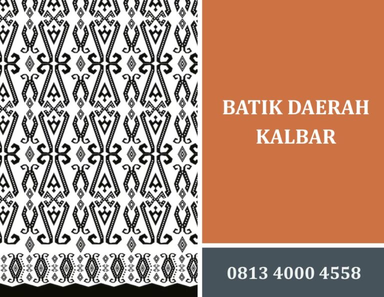 batik daerah kalbar