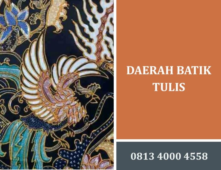 daerah batik tulis