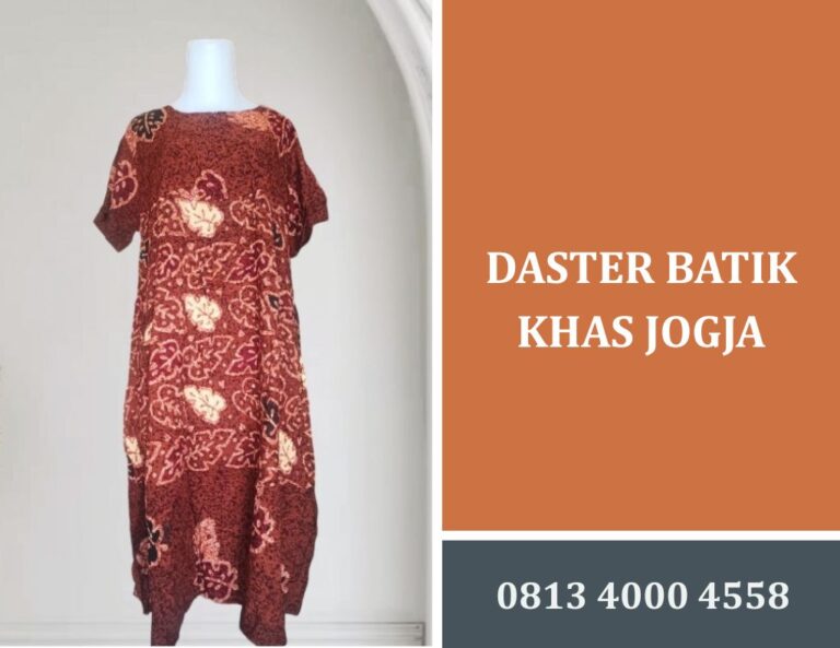 daster batik khas jogja