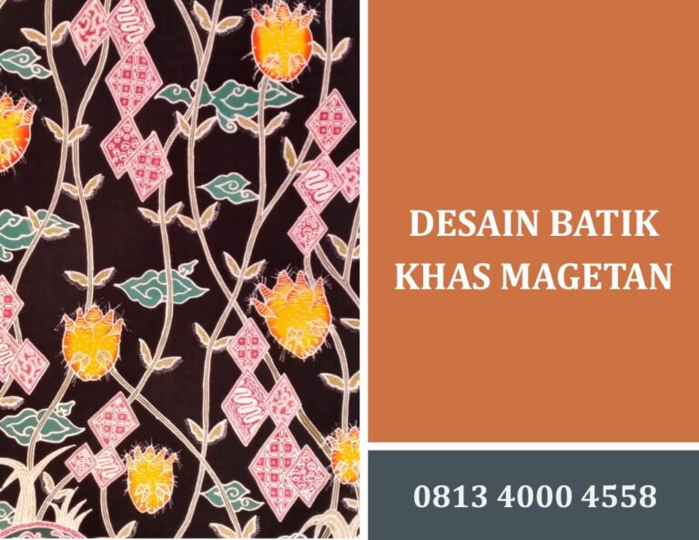 desain batik khas magetan