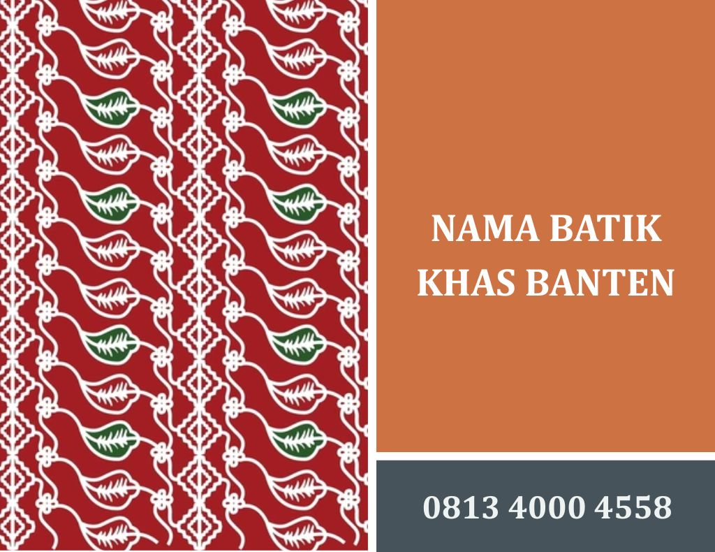 nama batik khas banten