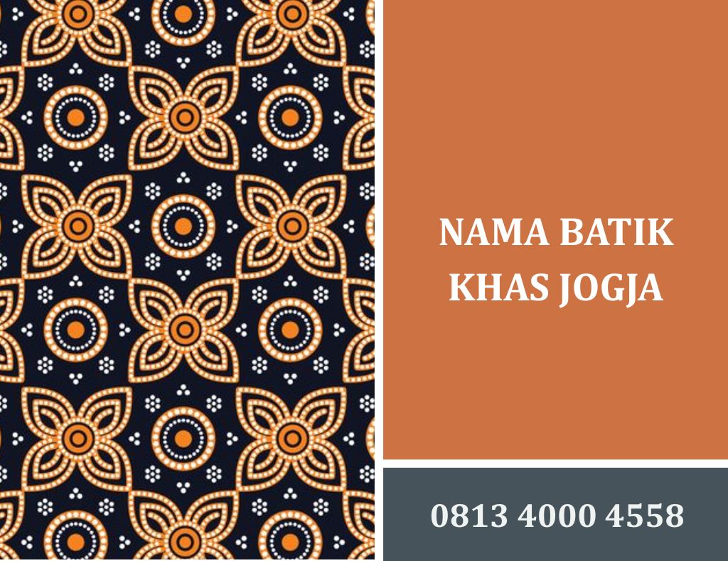nama batik khas jogja