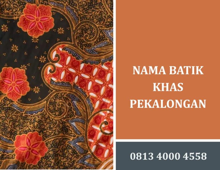nama batik khas pekalongan