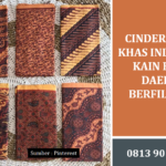 Cinderamata Khas Indonesia Kain Batik Daerah Berfilosofi untuk Souvenir Perusahaan