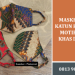 Masker Kain Katun Premium Motif Batik Khas Daerah untuk Perlindungan Gaya Modern