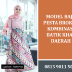 Model Baju Pesta Brokat Kombinasi Batik Khas Daerah Terbaik untuk Penampilan Elegan