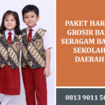 Paket Harga Grosir Baju Seragam Batik Sekolah Daerah Terbaik Dan Terpercaya