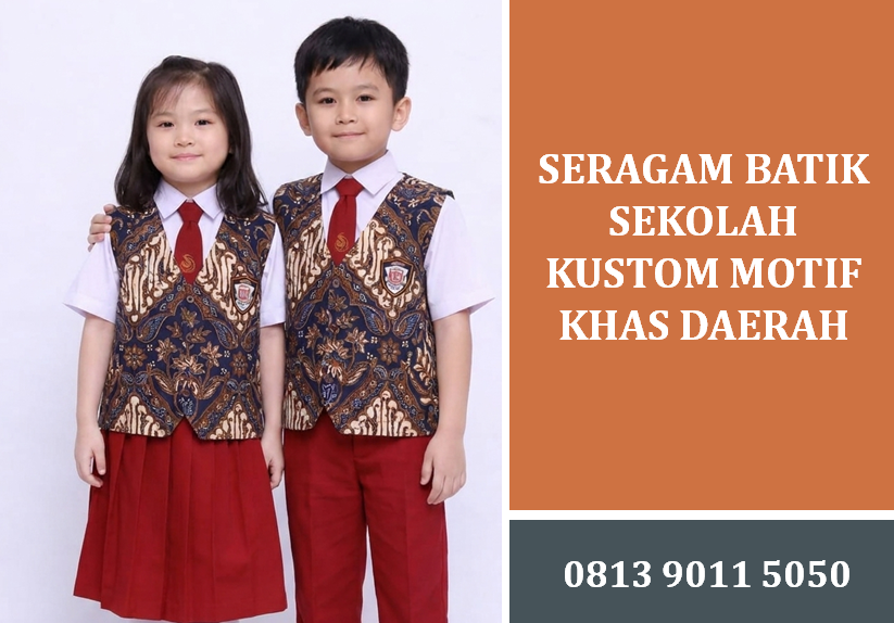 Seragam Batik Sekolah Kustom Motif Khas Daerah Terbaik untuk Identitas Sekolah